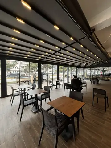 Bursa Kafe ve Restoranlar İçin Cam Balkon ve Pergola Çözümleri - BalkonArt uygulama örneği